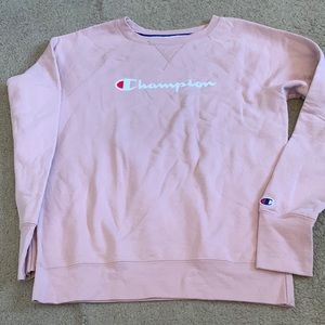Baby Pink CHAMPION Crewneck !